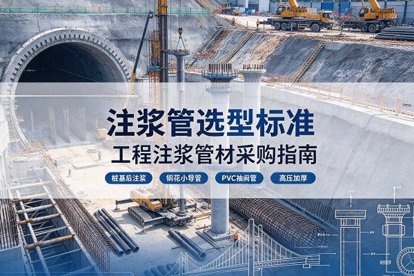 康巴什注浆管选型标准