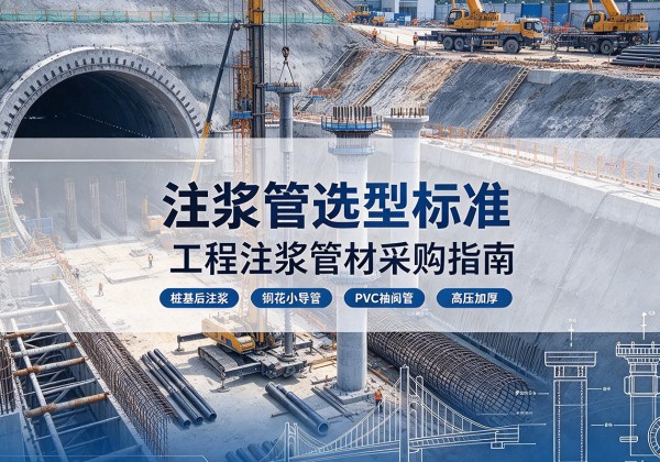 康巴什注浆管选型标准